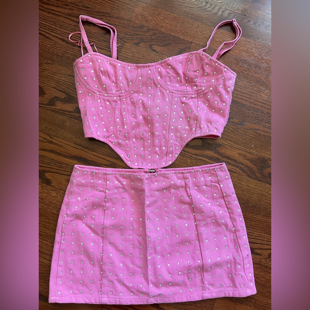 White Fox Pink Set